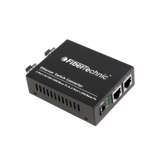 FiberTechnic SFP Media Converter 2012GE-SFP (2x SFP, 2x 1G RJ45)