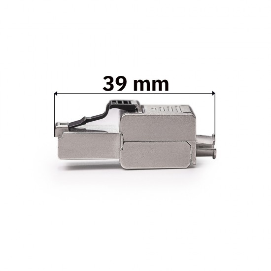 Keline Short (39 mm) toolless field termination RJ45/s connector for Cat7a/7/6a/6/5E