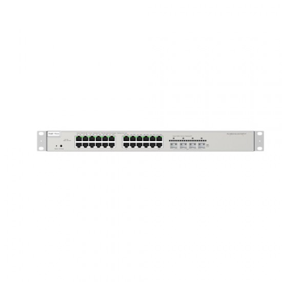 RG-NBS5200-24GT4XS-P, 24-port Gigabit Layer 3 PoE Switch, 4 SFP+ Uplink