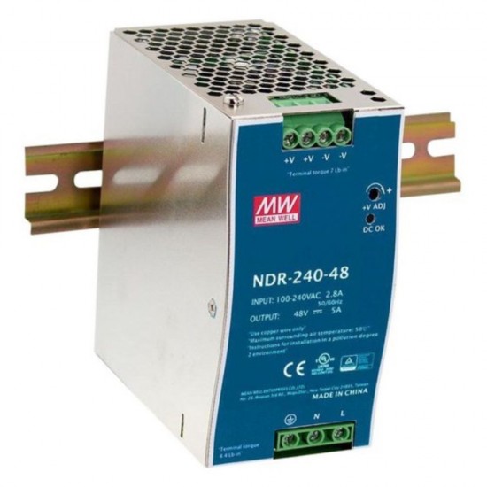 Ruijie AC/DC 240W DIN-Rail Power Supply for RG-NIS3100 Series