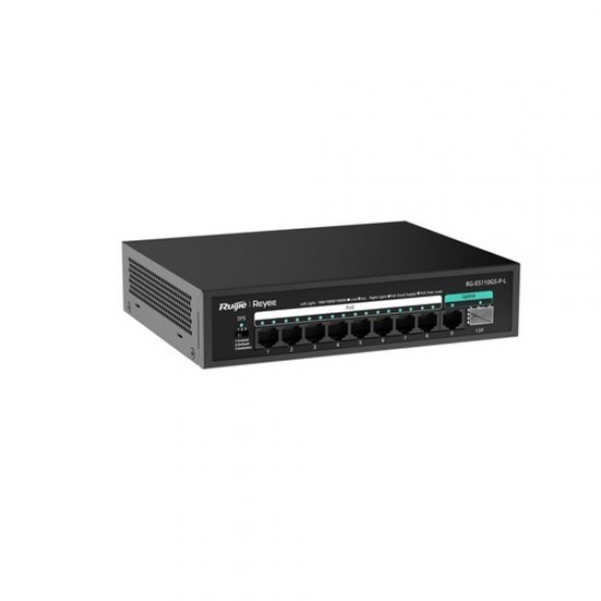 RG-ES110GS-P-L, 10-Port 10/100/1000 Mbps Unmanaged PoE Switch