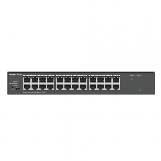 RG-ES124G-L, 24-Port 10/100/1000 Mbps Unmanaged Non-PoE Switch