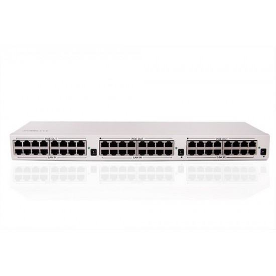 24 Port Adapter PoE RACK 19 Gigabit