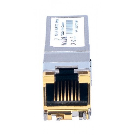 MaxLink {ML-SFP-RJ45-10G} SFP+ 1/2.5/5/10G copper module, RJ-45, 30m, 10Gbps